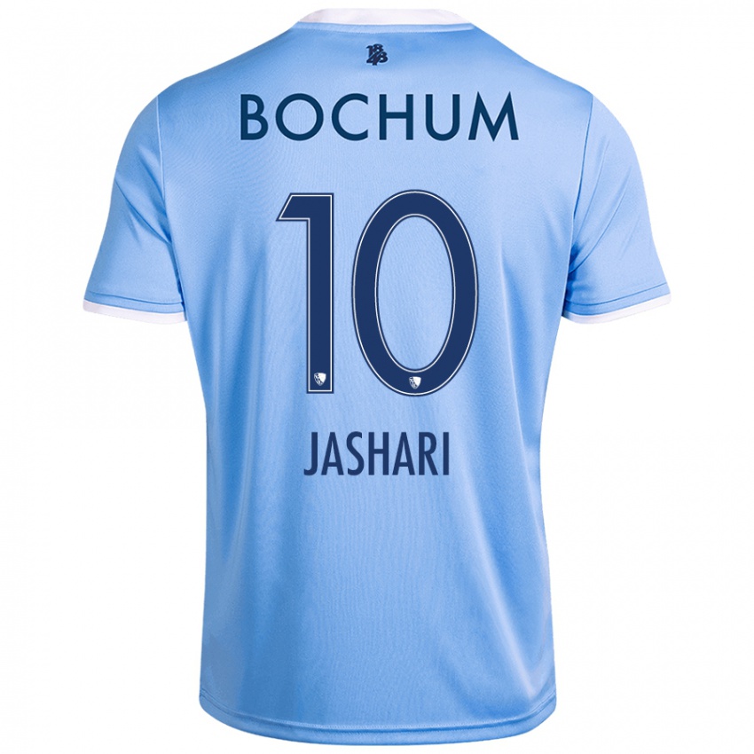 Niño Camiseta Lirim Jashari #10 Azul Cielo 2ª Equipación 2024/25 La Camisa