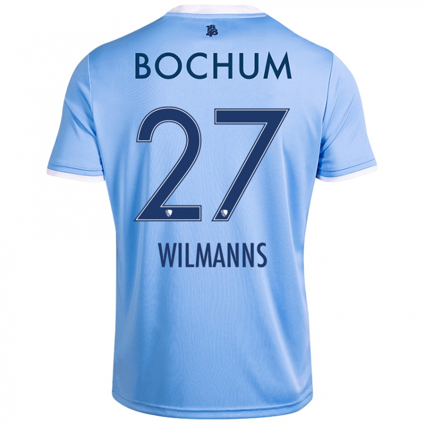 Niño Camiseta Anjo Wilmanns #27 Azul Cielo 2ª Equipación 2024/25 La Camisa