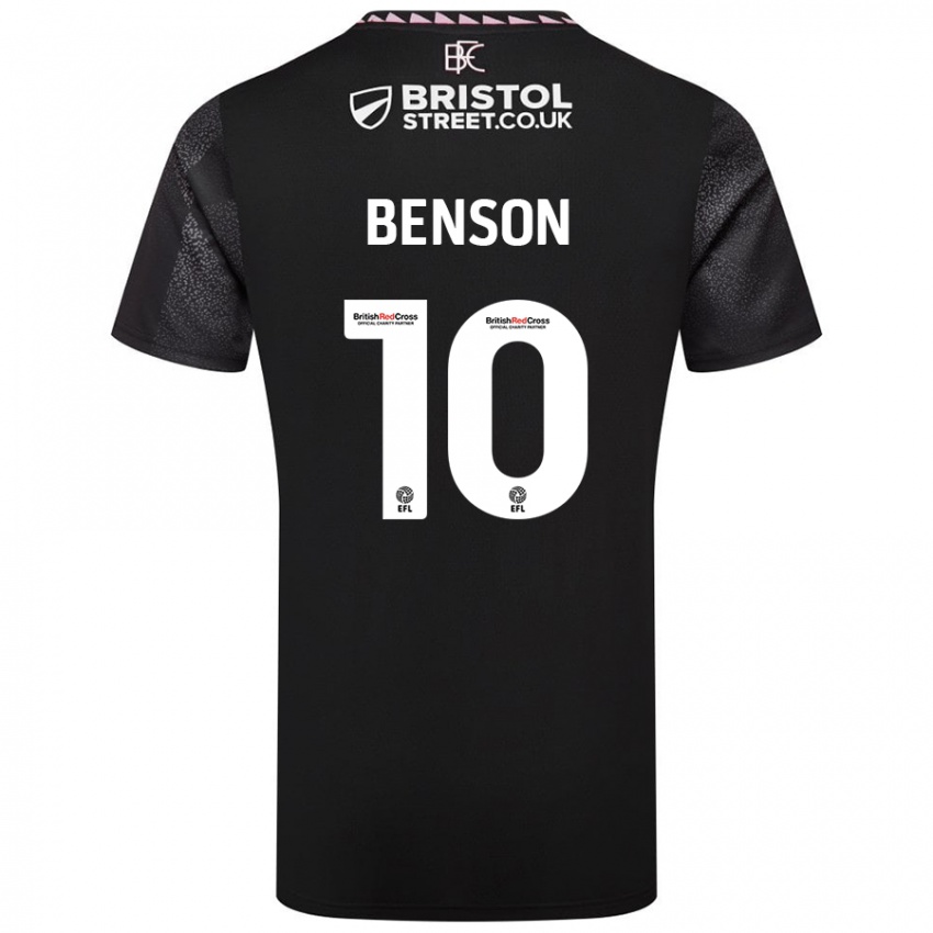 Niño Camiseta Benson Manuel #10 Negro 2ª Equipación 2024/25 La Camisa