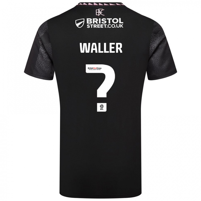 Niño Camiseta Sam Waller #0 Negro 2ª Equipación 2024/25 La Camisa