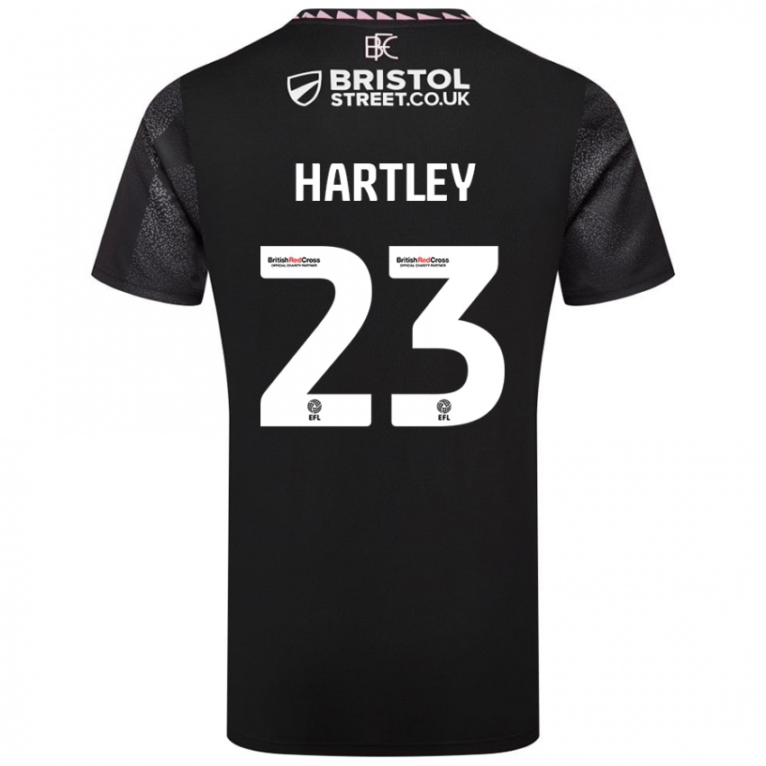 Niño Camiseta Naomi Hartley #23 Negro 2ª Equipación 2024/25 La Camisa