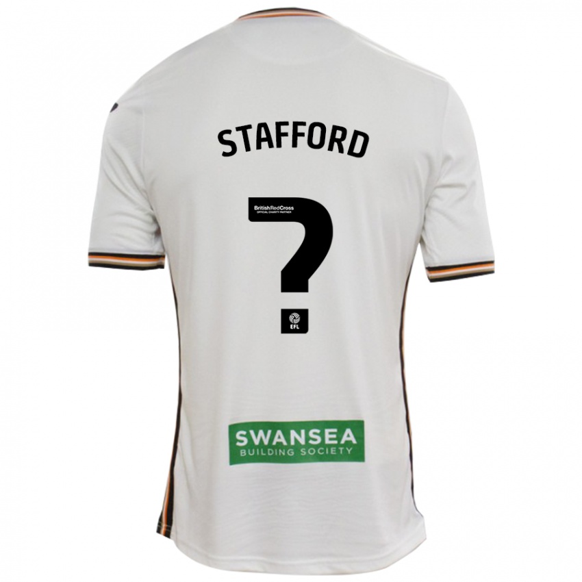 Hombre Camiseta Jack Stafford #0 Blanco 1ª Equipación 2024/25 La Camisa