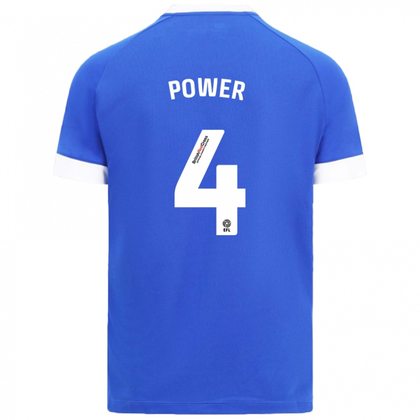 Hombre Camiseta Hannah Power #4 Azul Cielo 1ª Equipación 2024/25 La Camisa