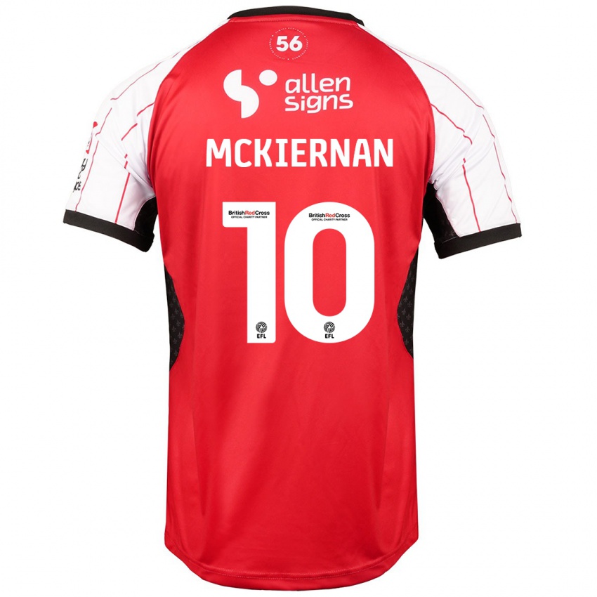 Hombre Camiseta Jj Mckiernan #10 Blanco 1ª Equipación 2024/25 La Camisa