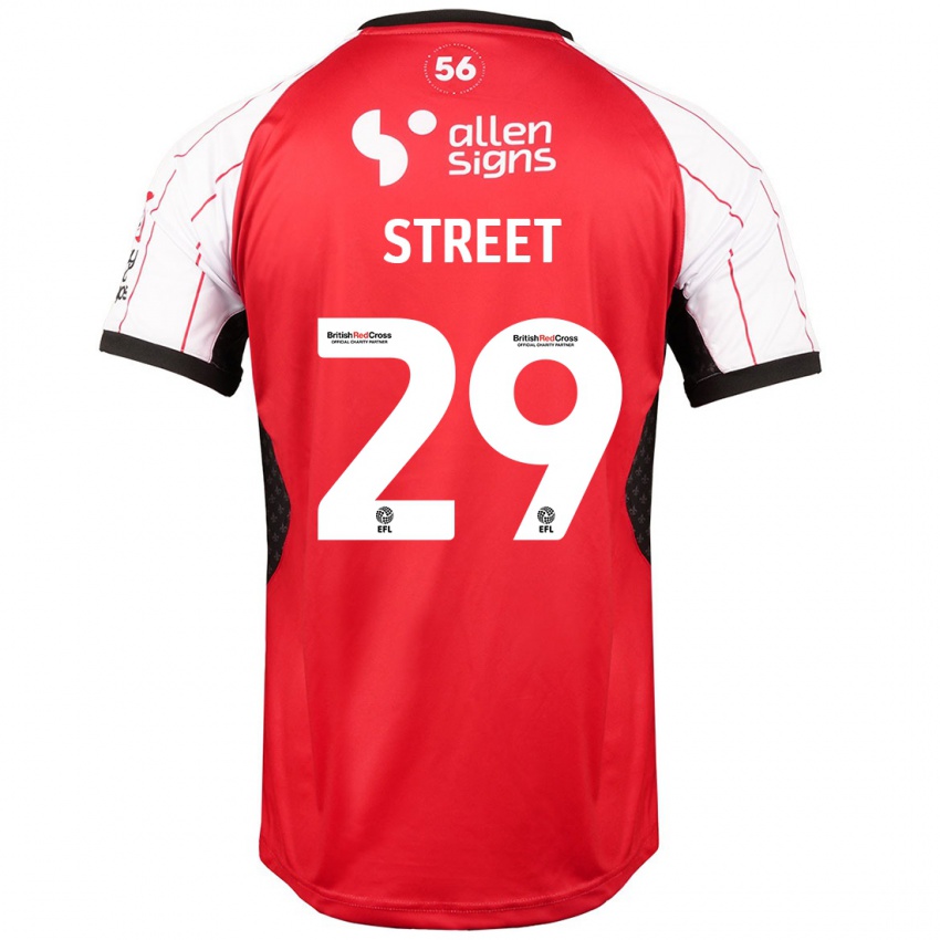 Hombre Camiseta Robert Street #29 Blanco 1ª Equipación 2024/25 La Camisa