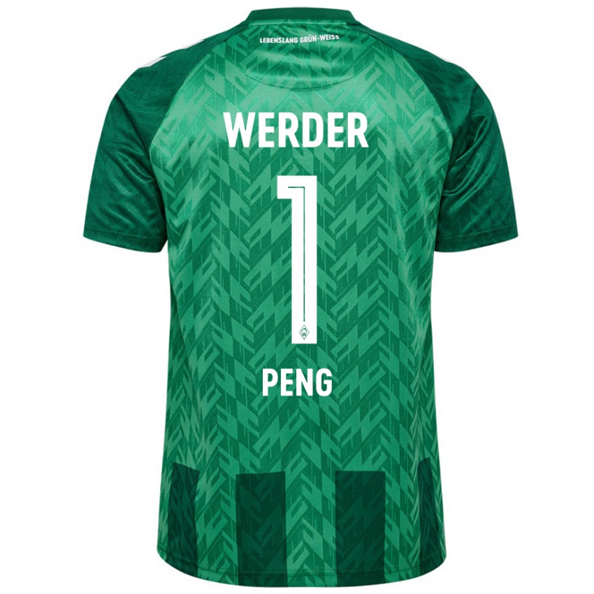 Hombre Camiseta Livia Peng #1 Verde 1ª Equipación 2024/25 La Camisa