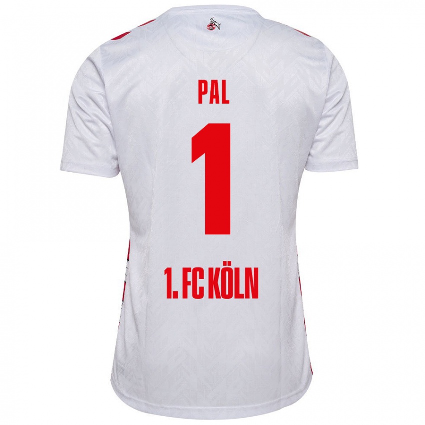 Hombre Camiseta Jasmin Pal #1 Blanco Rojo 1ª Equipación 2024/25 La Camisa