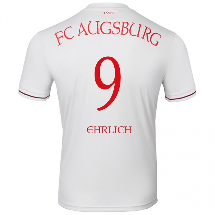 Hombre Camiseta Lucas Ehrlich #9 Blanco 1ª Equipación 2024/25 La Camisa