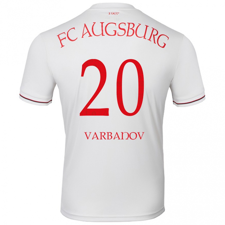 Hombre Camiseta Svetoslav Varbanov #20 Blanco 1ª Equipación 2024/25 La Camisa