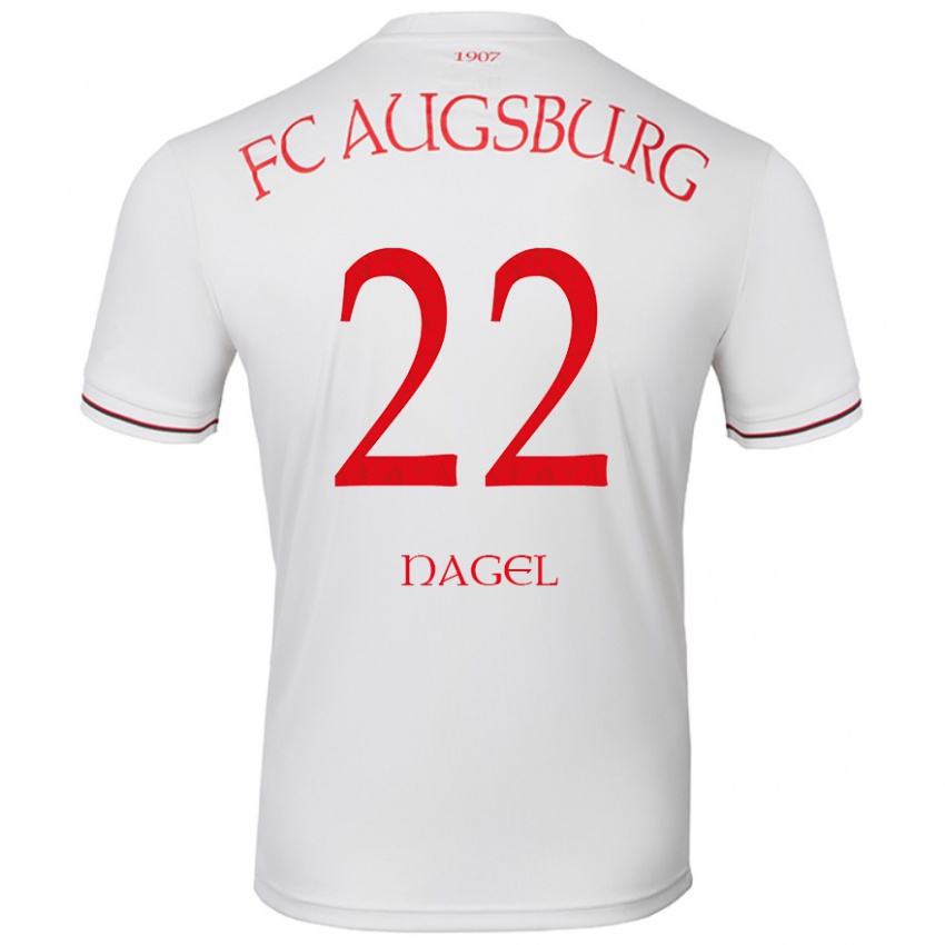 Hombre Camiseta Timo Nagel #22 Blanco 1ª Equipación 2024/25 La Camisa