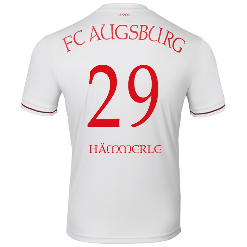 Hombre Camiseta Mauro Hämmerle #29 Blanco 1ª Equipación 2024/25 La Camisa