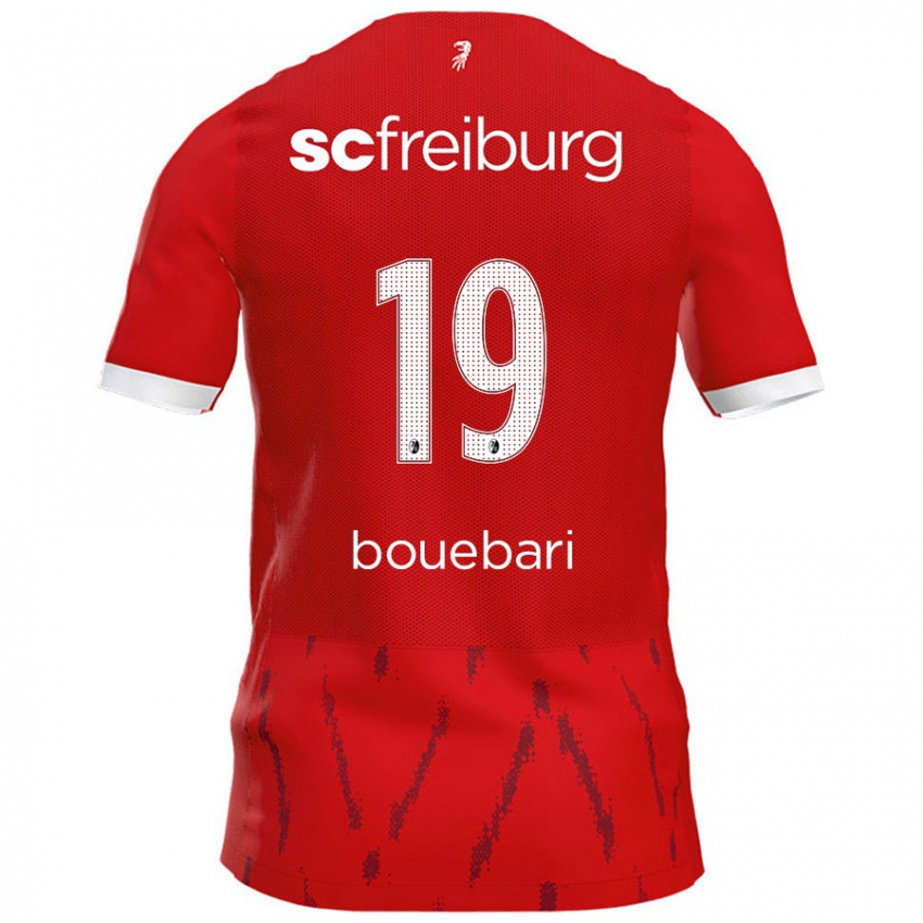 Hombre Camiseta Franci Bouebari #19 Rojo 1ª Equipación 2024/25 La Camisa