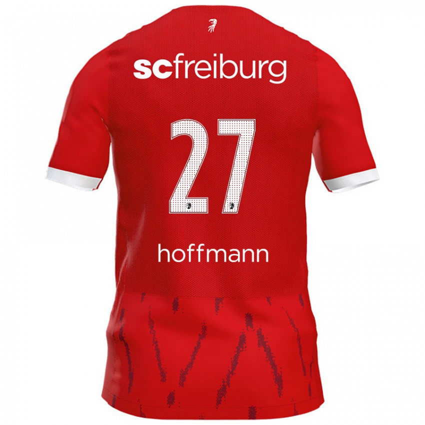 Hombre Camiseta Giovanna Hoffmann #27 Rojo 1ª Equipación 2024/25 La Camisa