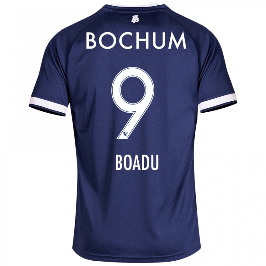 Hombre Camiseta Myron Boadu #9 Azul Oscuro 1ª Equipación 2024/25 La Camisa