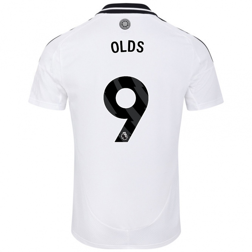 Hombre Camiseta Ellie Olds #9 Blanco 1ª Equipación 2024/25 La Camisa