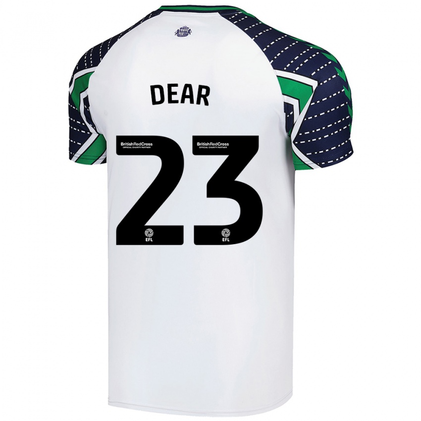 Hombre Camiseta Jenna Dear #23 Blanco 2ª Equipación 2024/25 La Camisa