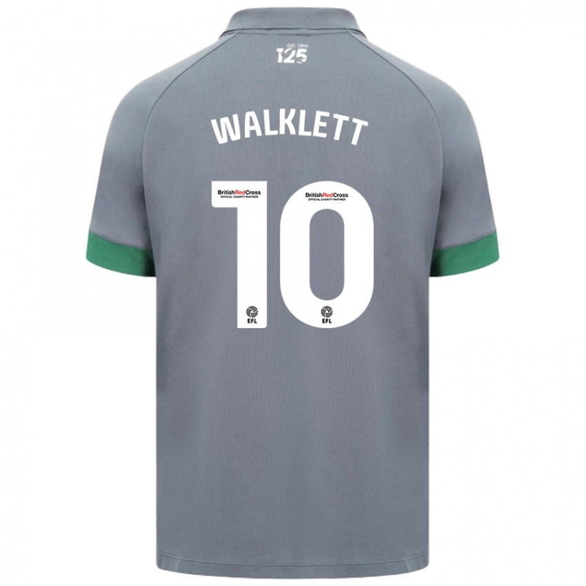 Hombre Camiseta Kerry Walklett #10 Gris Oscuro 2ª Equipación 2024/25 La Camisa