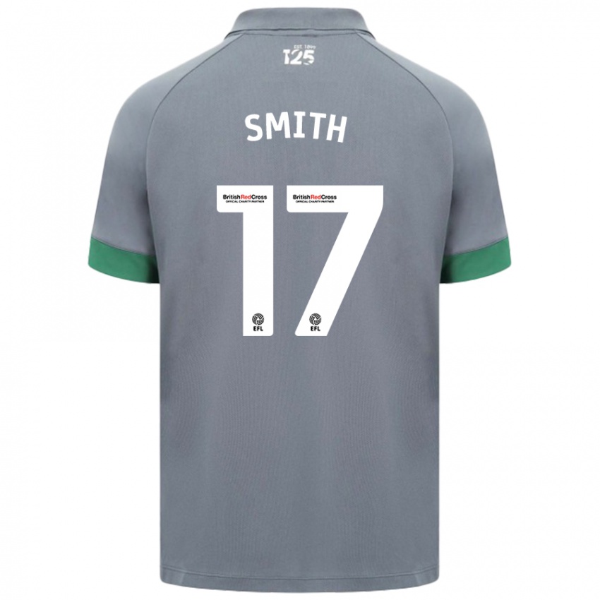 Hombre Camiseta Hollie Smith #17 Gris Oscuro 2ª Equipación 2024/25 La Camisa