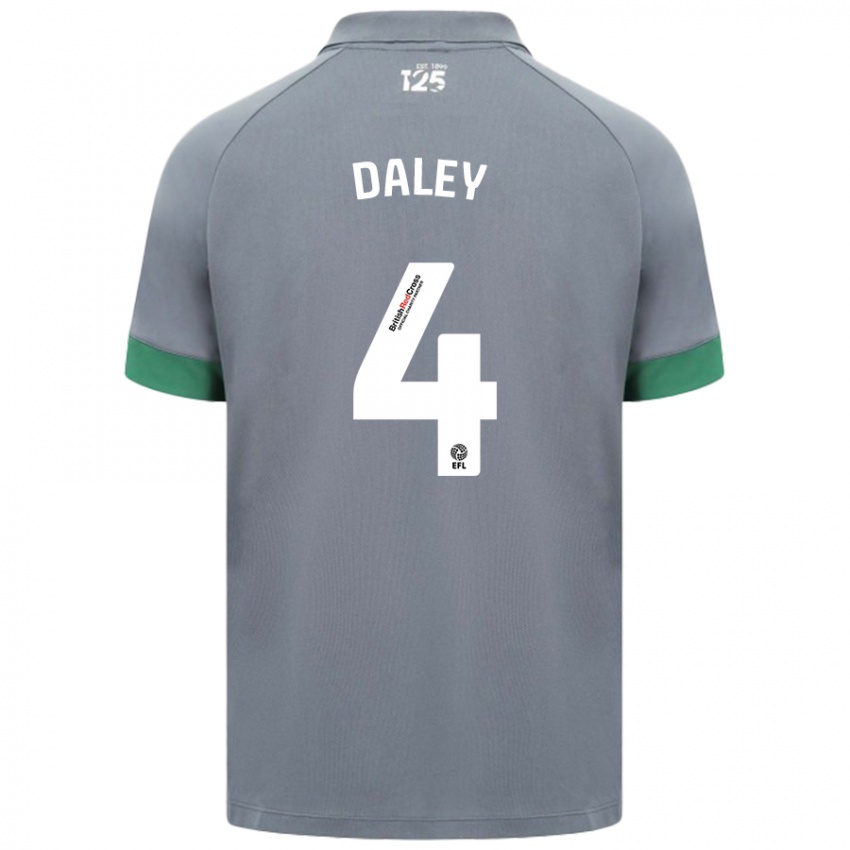 Hombre Camiseta Hannah Daley #4 Gris Oscuro 2ª Equipación 2024/25 La Camisa