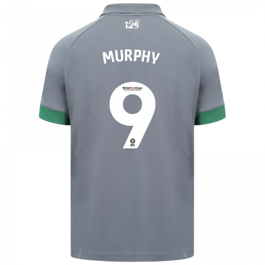 Hombre Camiseta Alana Murphy #9 Gris Oscuro 2ª Equipación 2024/25 La Camisa