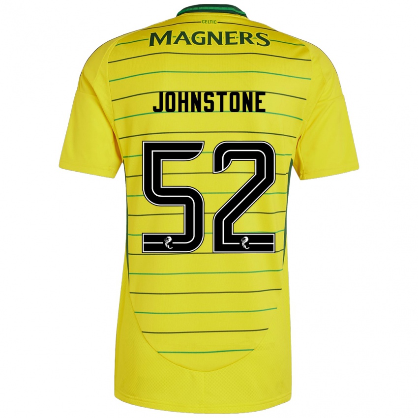 Hombre Camiseta Rachael Johnstone #52 Amarillo 2ª Equipación 2024/25 La Camisa