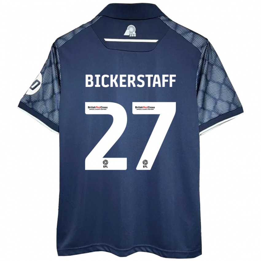 Hombre Camiseta Jake Bickerstaff #27 Negro 2ª Equipación 2024/25 La Camisa