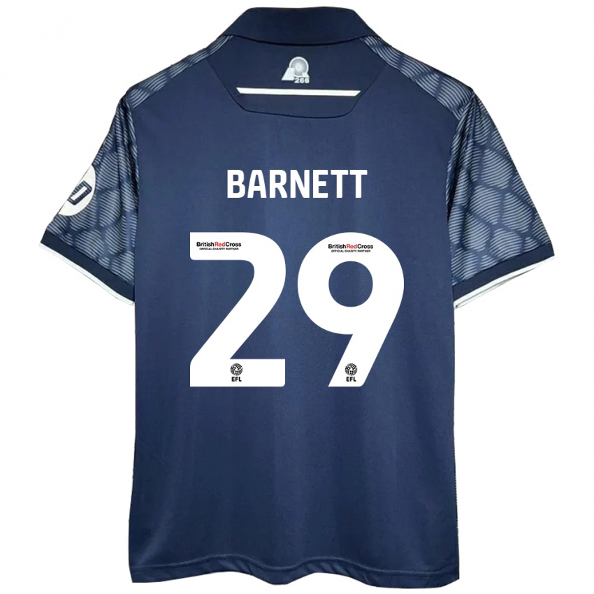 Hombre Camiseta Ryan Barnett #29 Negro 2ª Equipación 2024/25 La Camisa