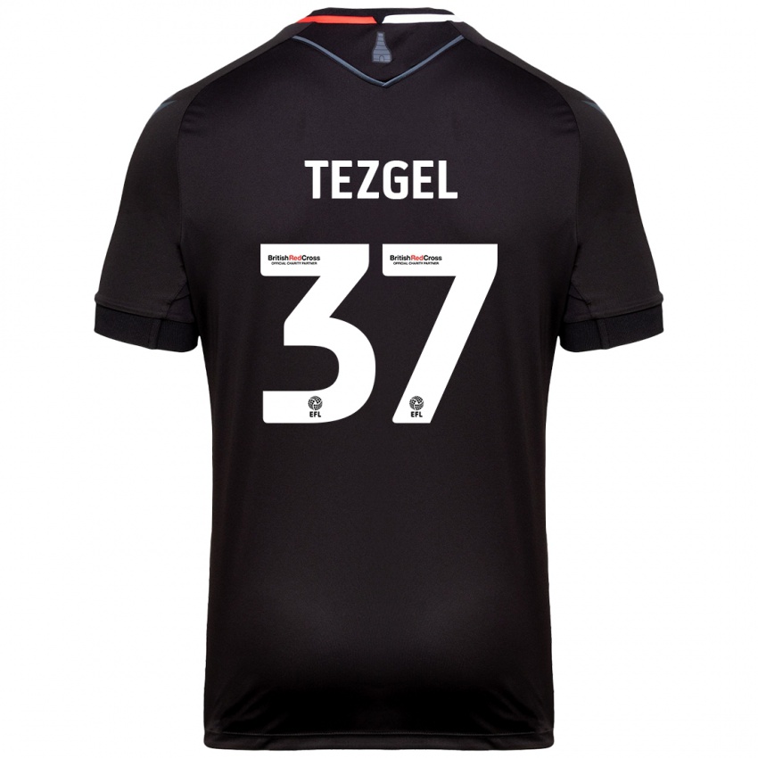 Hombre Camiseta Emre Tezgel #37 Negro 2ª Equipación 2024/25 La Camisa