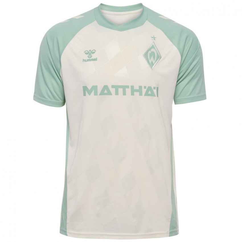 Hombre Camiseta Ian Scheffler #16 Blanquecino Verde Claro 2ª Equipación 2024/25 La Camisa