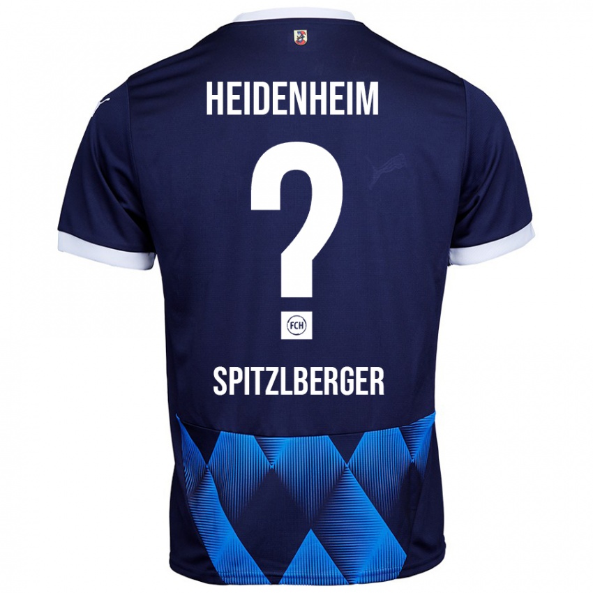 Hombre Camiseta Tyler Spitzlberger #0 Azul Marino Oscuro 2ª Equipación 2024/25 La Camisa