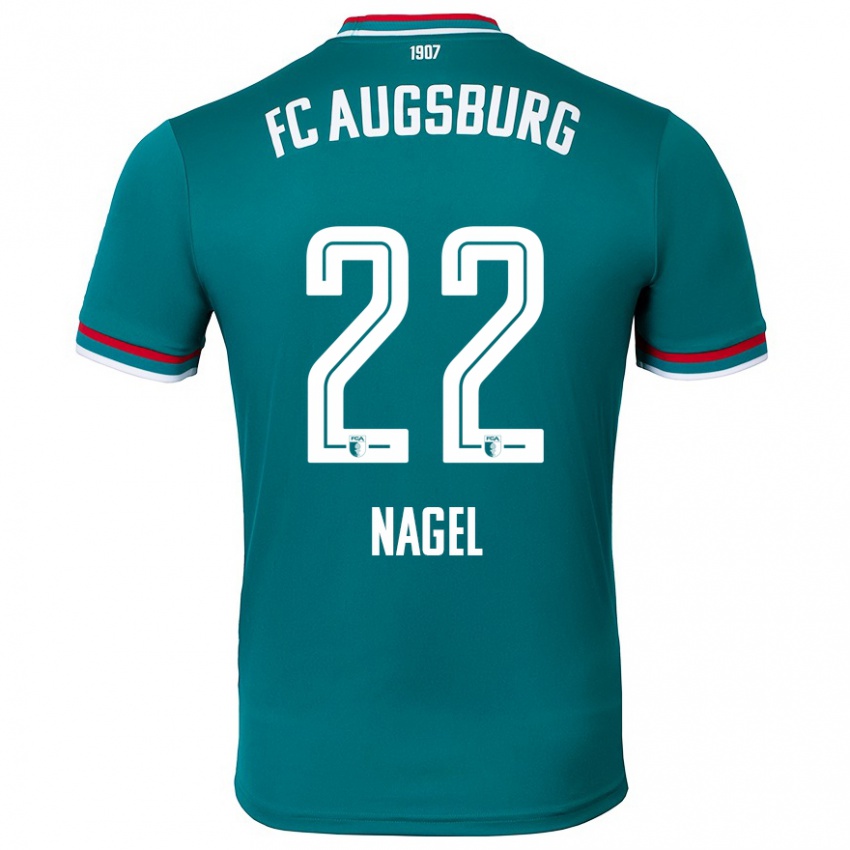 Hombre Camiseta Timo Nagel #22 Verde Oscuro 2ª Equipación 2024/25 La Camisa