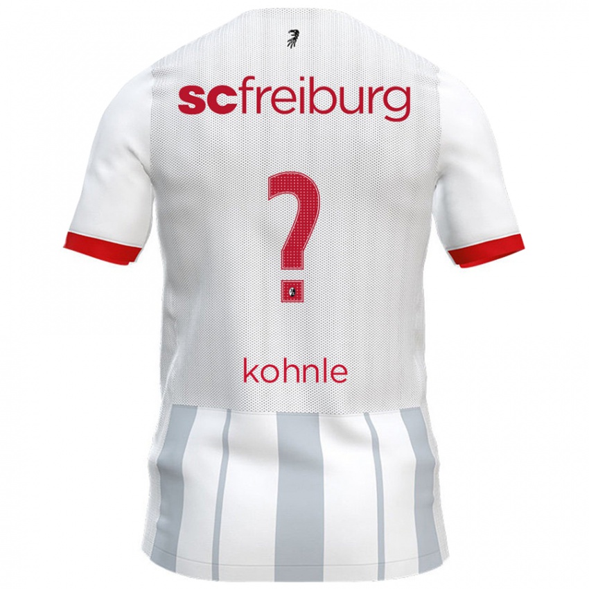 Hombre Camiseta Milo Kohnle #0 Blanco Gris 2ª Equipación 2024/25 La Camisa