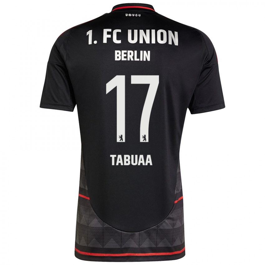 Hombre Camiseta Stephen Tabuaa #17 Negro 2ª Equipación 2024/25 La Camisa