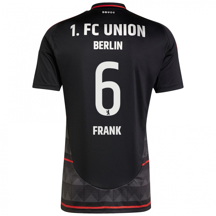 Hombre Camiseta Celine Frank #6 Negro 2ª Equipación 2024/25 La Camisa