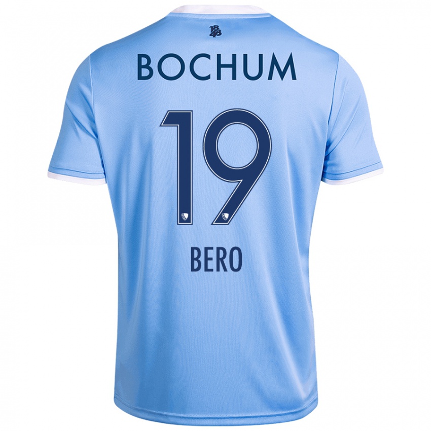 Hombre Camiseta Matus Bero #19 Azul Cielo 2ª Equipación 2024/25 La Camisa