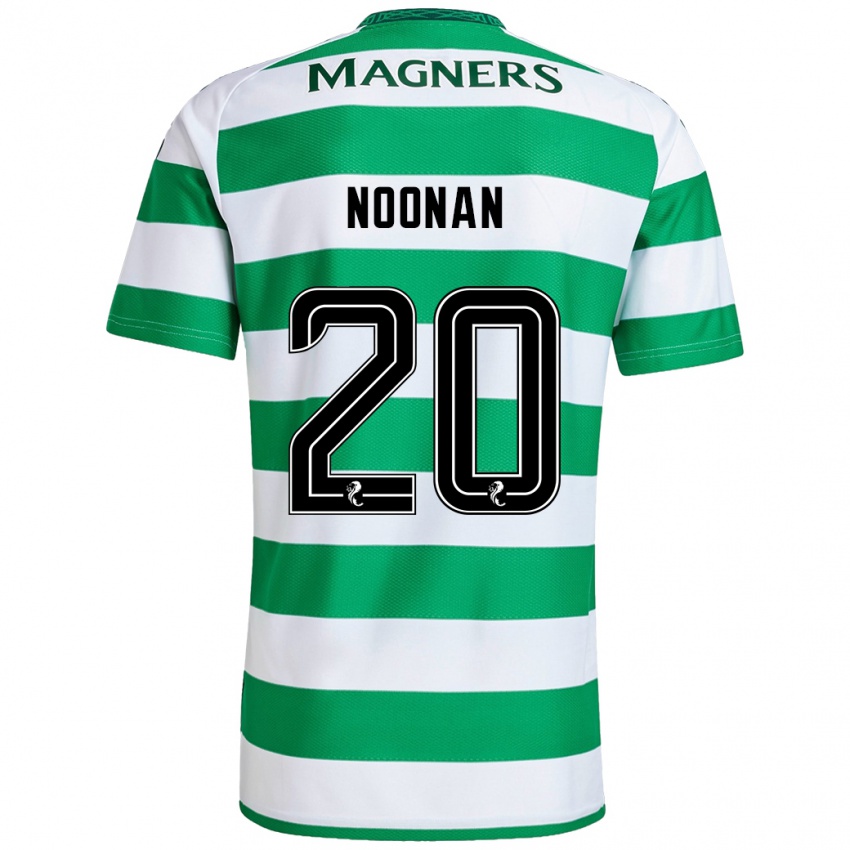 Mujer Camiseta Saoirse Noonan #20 Verde Blanco 1ª Equipación 2024/25 La Camisa