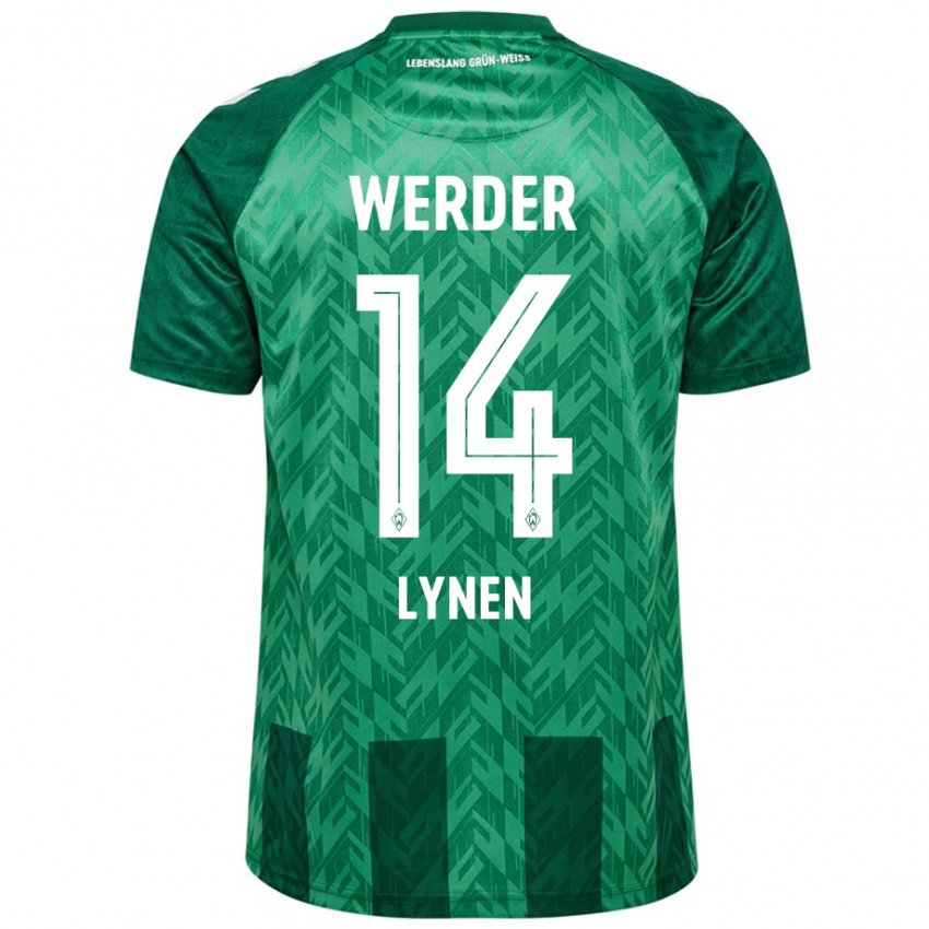 Mujer Camiseta Senne Lynen #14 Verde 1ª Equipación 2024/25 La Camisa