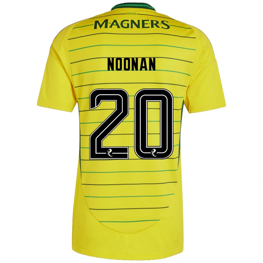 Mujer Camiseta Saoirse Noonan #20 Amarillo 2ª Equipación 2024/25 La Camisa