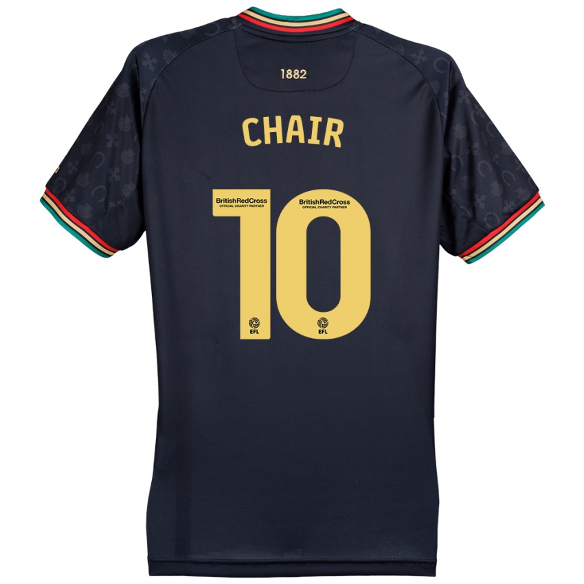 Mujer Camiseta Ilias Chair #10 Azul Marino Oscuro 2ª Equipación 2024/25 La Camisa