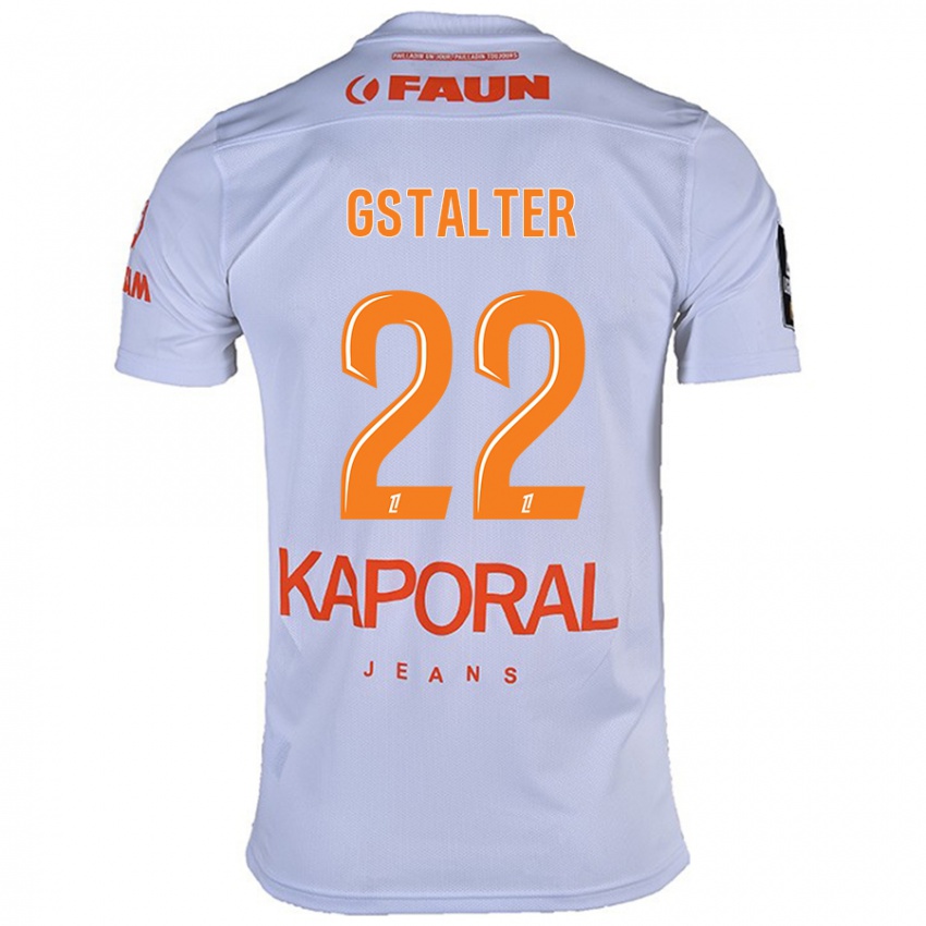 Mujer Camiseta Lola Gstalter #22 Blanco 2ª Equipación 2024/25 La Camisa