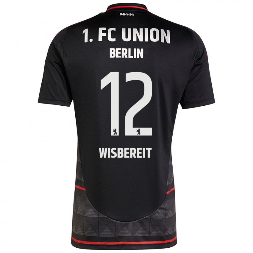 Mujer Camiseta Tom Wisbereit #12 Negro 2ª Equipación 2024/25 La Camisa