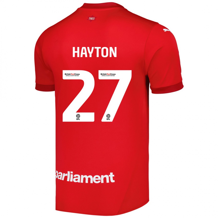 Niño Camiseta Adam Hayton #27 Rojo 1ª Equipación 2024/25 La Camisa