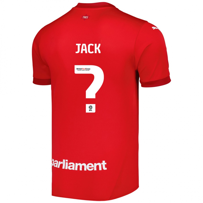 Niño Camiseta Jack Woodcock #0 Rojo 1ª Equipación 2024/25 La Camisa