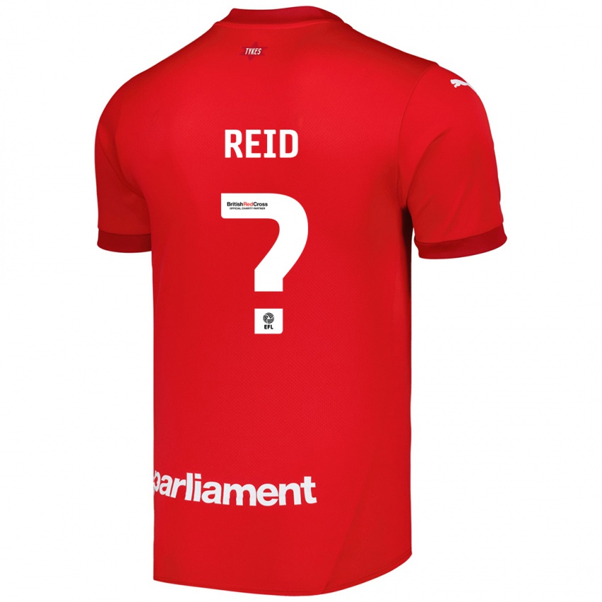 Niño Camiseta Kallum Reid #0 Rojo 1ª Equipación 2024/25 La Camisa