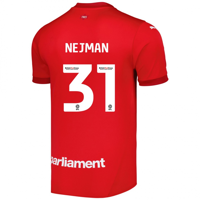 Niño Camiseta Harrison Nejman #31 Rojo 1ª Equipación 2024/25 La Camisa