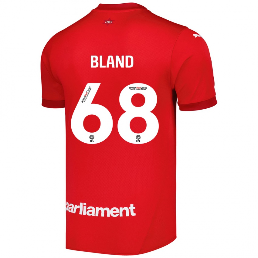 Niño Camiseta Jonathan Bland #68 Rojo 1ª Equipación 2024/25 La Camisa