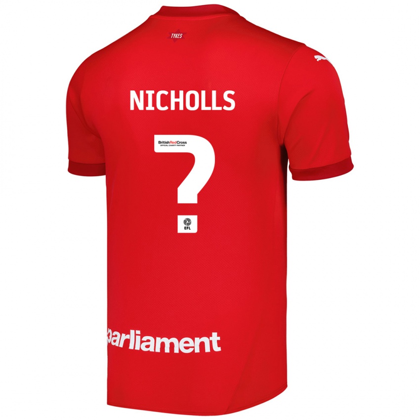 Niño Camiseta Kirstie Nicholls #0 Rojo 1ª Equipación 2024/25 La Camisa