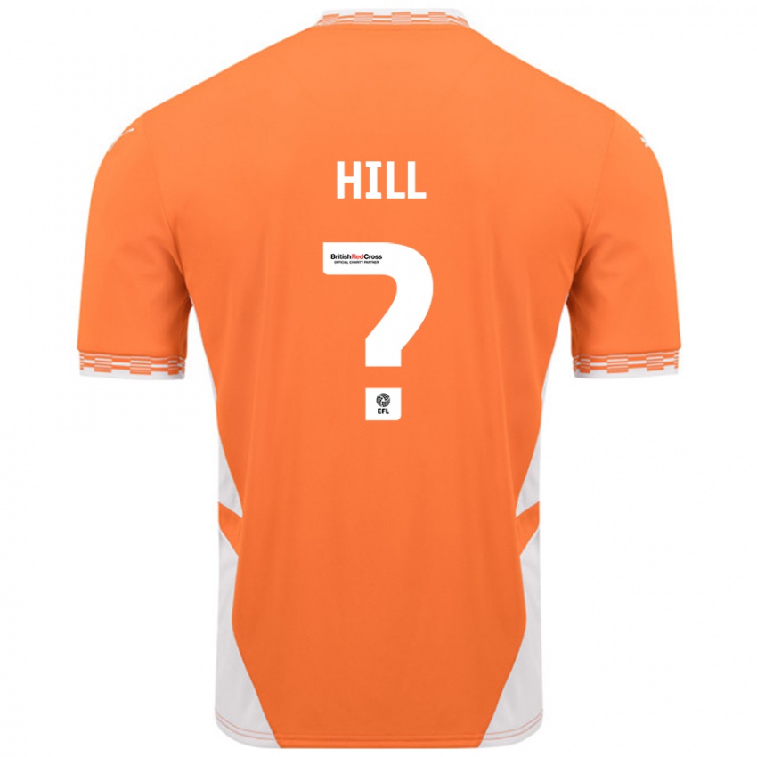 Niño Camiseta Tyler Hill #0 Naranja Blanco 1ª Equipación 2024/25 La Camisa