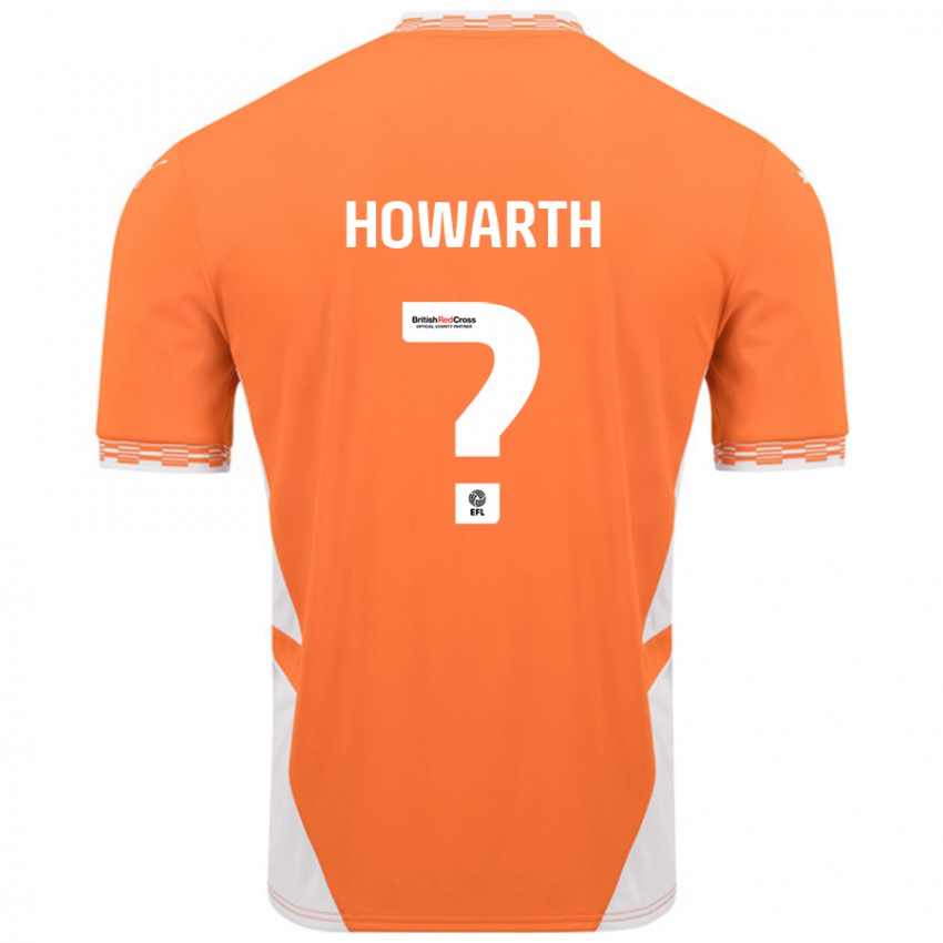 Niño Camiseta Chloe Howarth #0 Naranja Blanco 1ª Equipación 2024/25 La Camisa