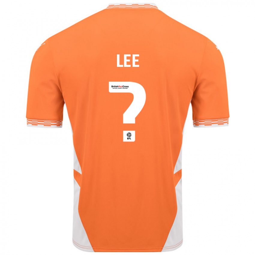 Niño Camiseta Samantha Lee #0 Naranja Blanco 1ª Equipación 2024/25 La Camisa